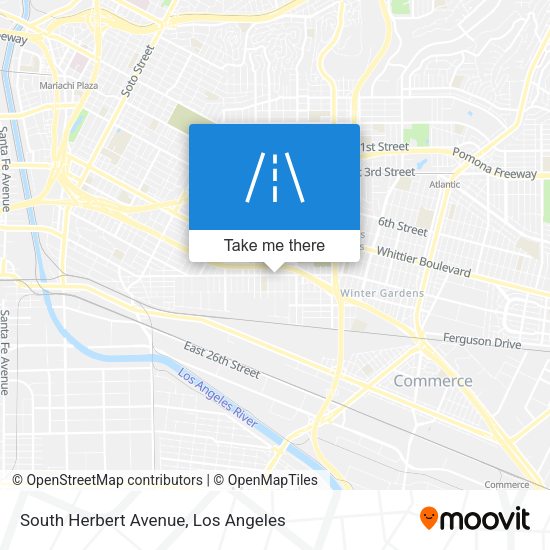 South Herbert Avenue map