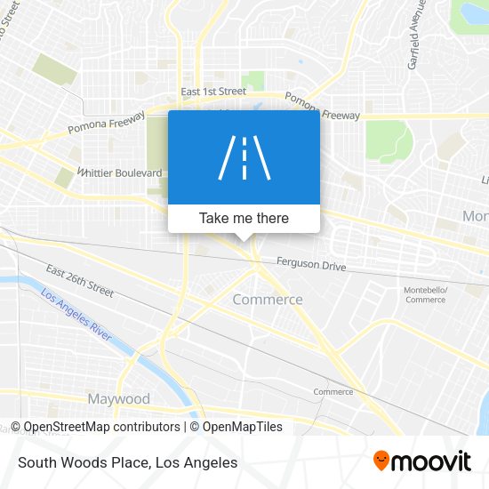 South Woods Place map