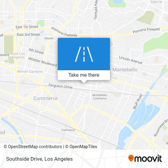 Mapa de Southside Drive
