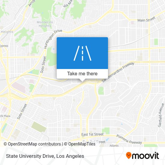 State University Drive map