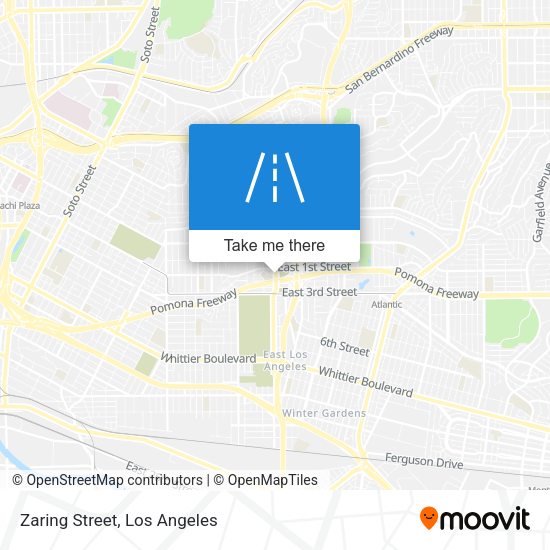 Mapa de Zaring Street