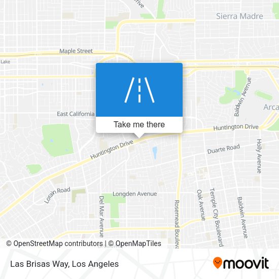 Las Brisas Way map