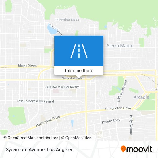 Mapa de Sycamore Avenue