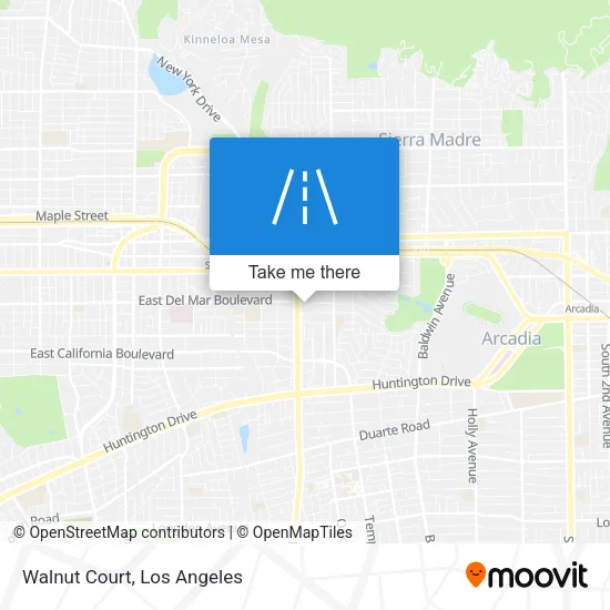 Walnut Court map