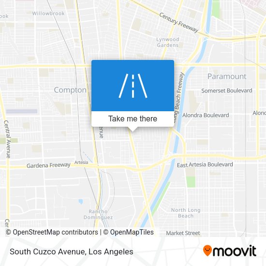 South Cuzco Avenue map