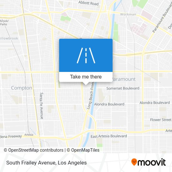 South Frailey Avenue map