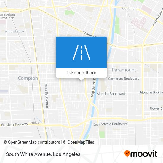 Mapa de South White Avenue