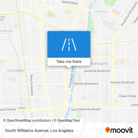 Mapa de South Williams Avenue