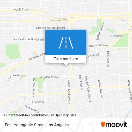 East Youngdale Street map