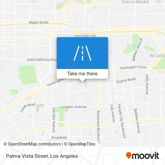 Mapa de Palma Vista Street