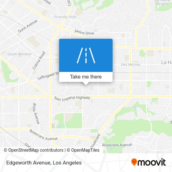 Edgeworth Avenue map