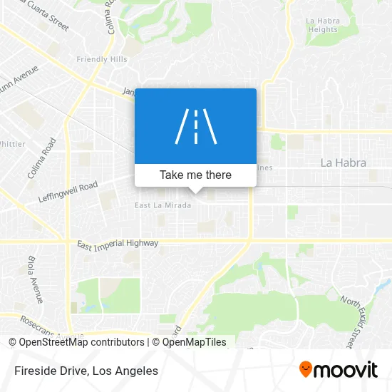 Fireside Drive map