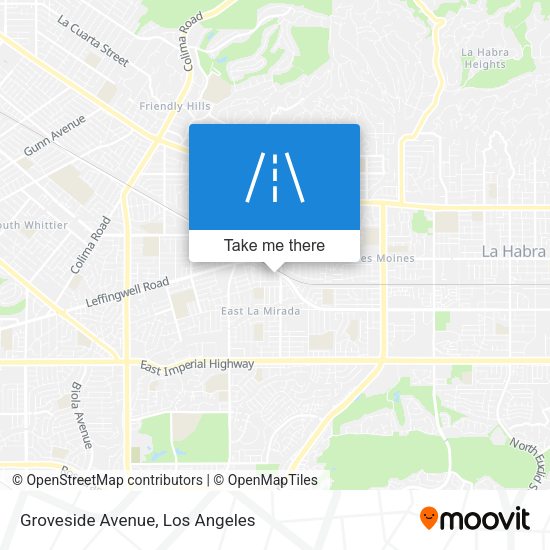 Groveside Avenue map
