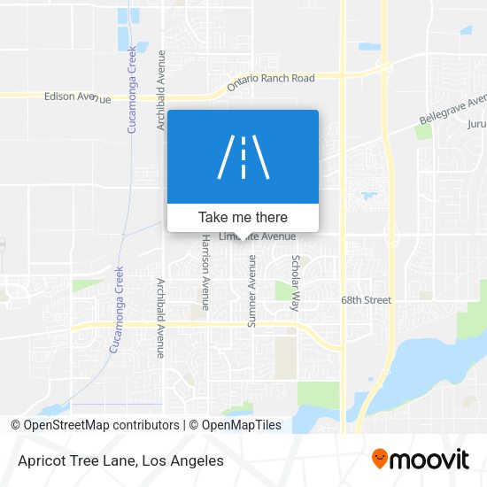 Mapa de Apricot Tree Lane