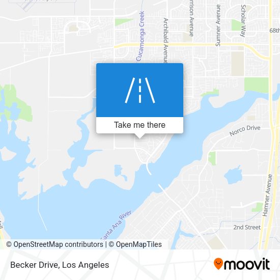 Mapa de Becker Drive