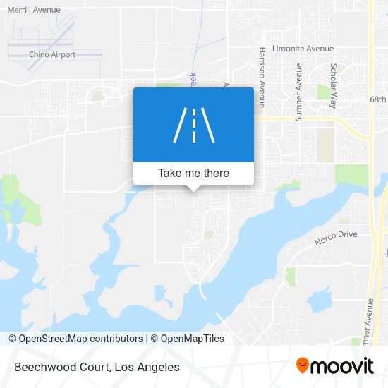 Mapa de Beechwood Court