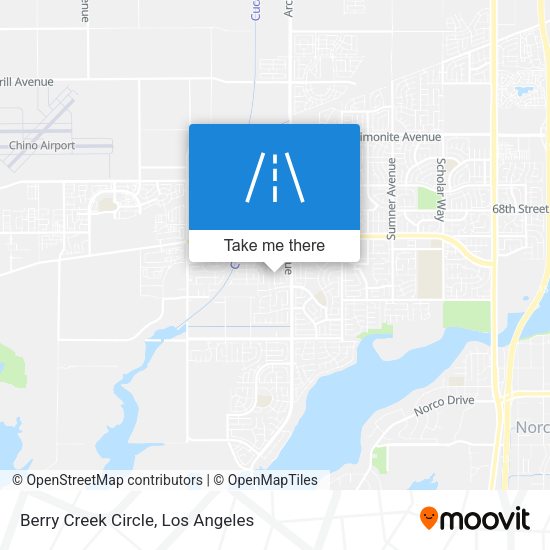 Berry Creek Circle map