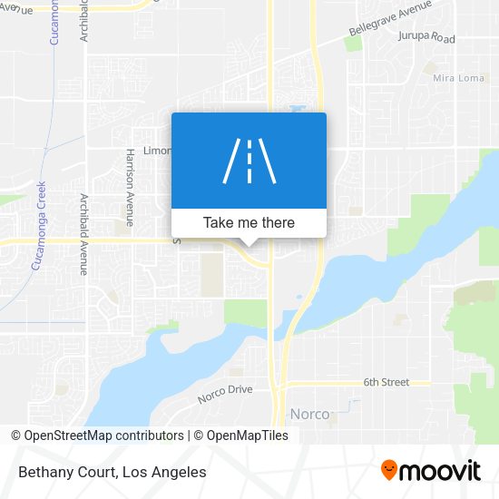 Mapa de Bethany Court