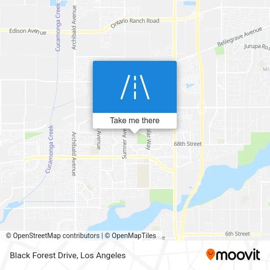 Mapa de Black Forest Drive