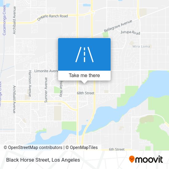 Black Horse Street map