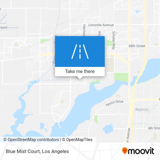 Mapa de Blue Mist Court