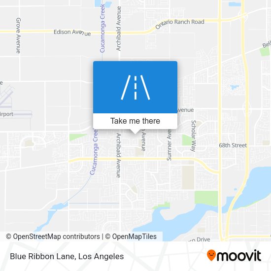 Blue Ribbon Lane map