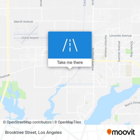 Brooktree Street map