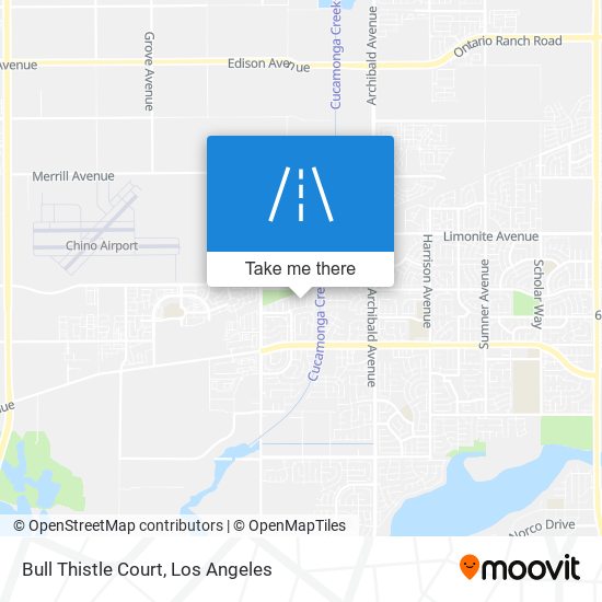 Bull Thistle Court map