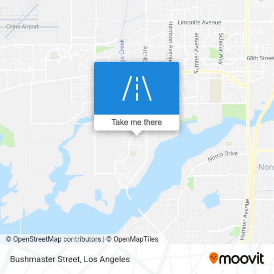 Bushmaster Street map