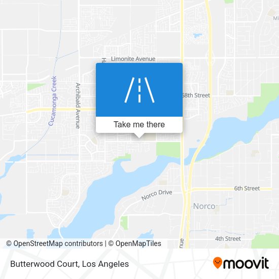 Mapa de Butterwood Court