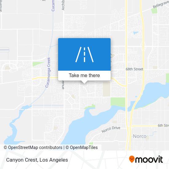 Mapa de Canyon Crest