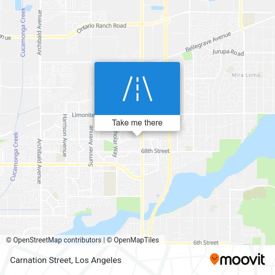 Carnation Street map