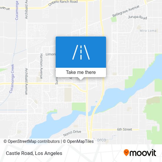 Mapa de Castle Road