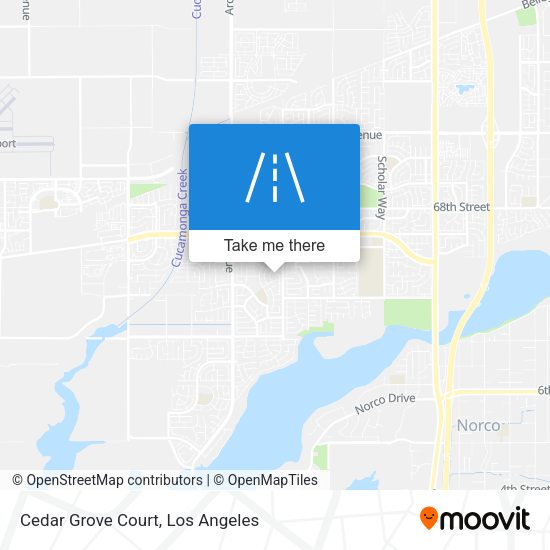 Mapa de Cedar Grove Court