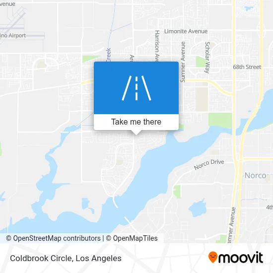 Coldbrook Circle map