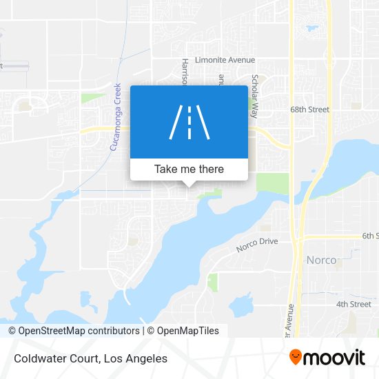 Coldwater Court map