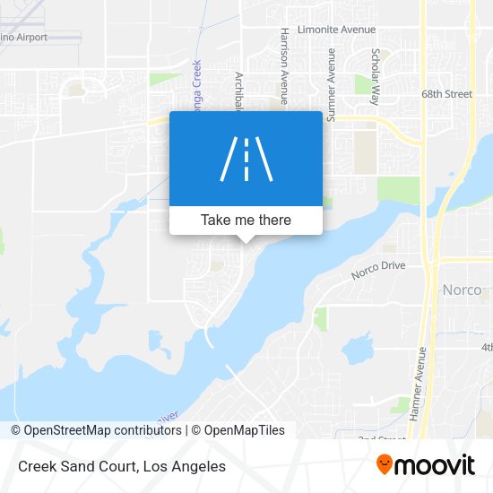 Creek Sand Court map