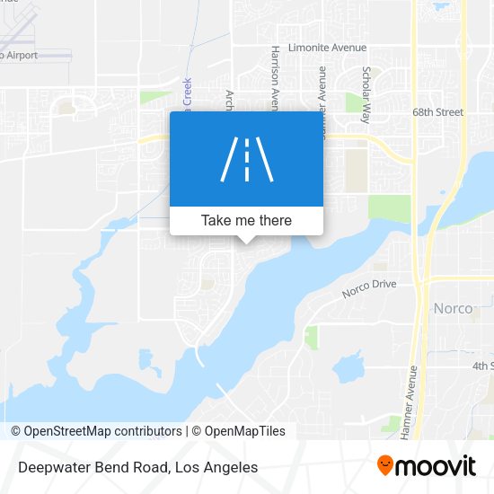 Deepwater Bend Road map