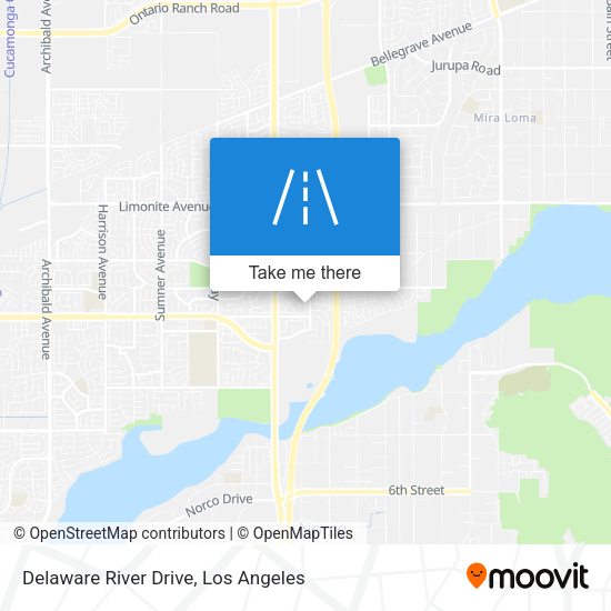 Delaware River Drive map