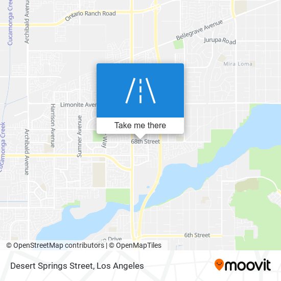 Mapa de Desert Springs Street