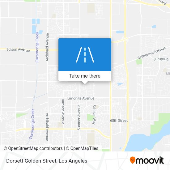 Mapa de Dorsett Golden Street