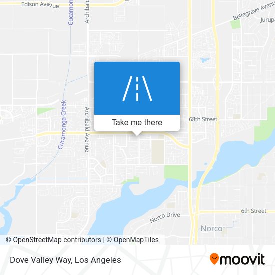 Mapa de Dove Valley Way