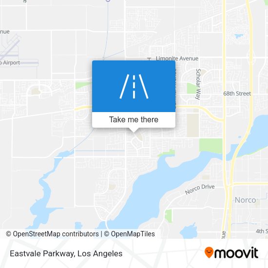 Eastvale Parkway map