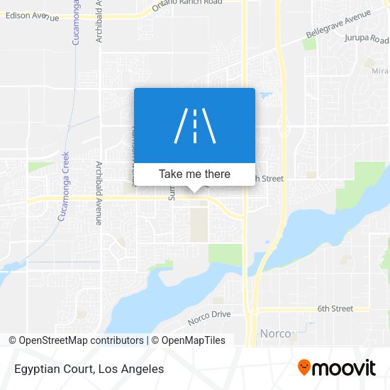 Mapa de Egyptian Court