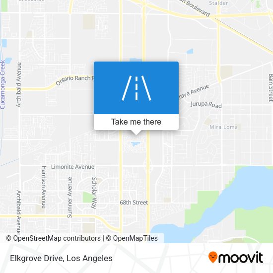 Mapa de Elkgrove Drive
