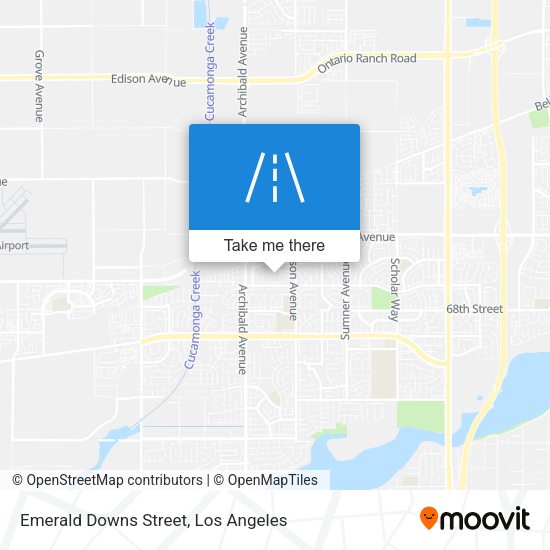 Emerald Downs Street map