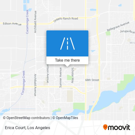 Mapa de Erica Court