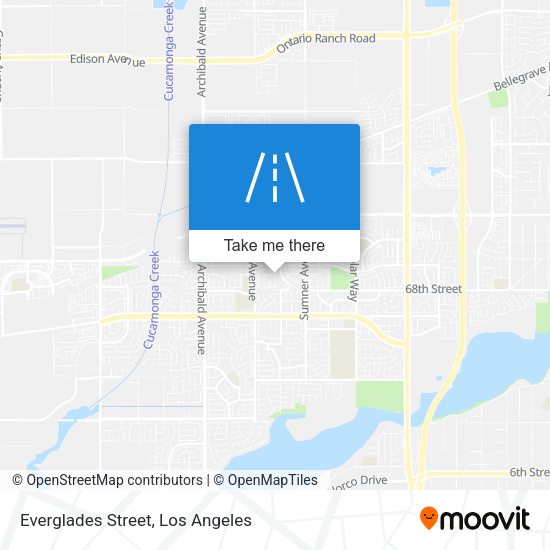 Mapa de Everglades Street