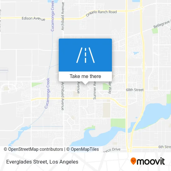 Mapa de Everglades Street