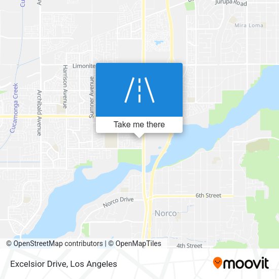 Mapa de Excelsior Drive